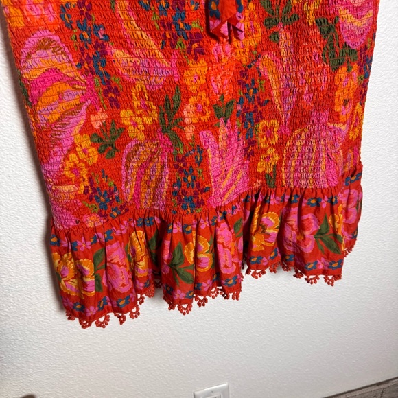 FARM Rio Colorful Floral Ruffle Mini Dress - Picture 4 of 12